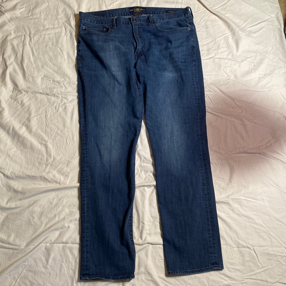 Mens Luck Brand 38x32 Heritage Slim Jeans